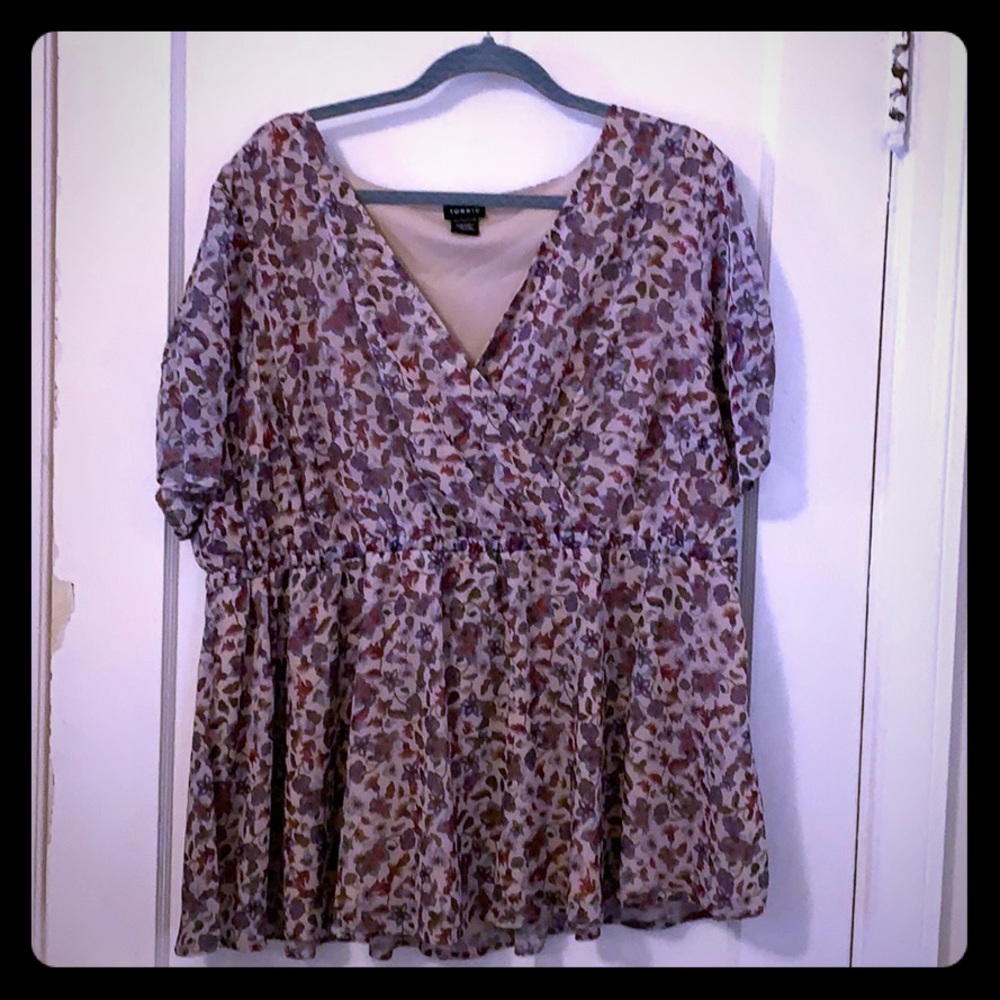 Torrid Floral Blouse